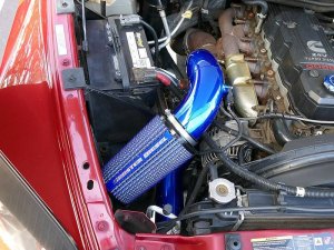 Dodge Ram 2500 Performance Air Intake - Sinister Diesel - Cold Air Intake - Sinister Blue - `03-`07